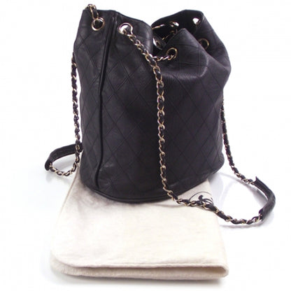 Chanel Vintage Double Stitched Chain Drawstring Hobo 3 of 12