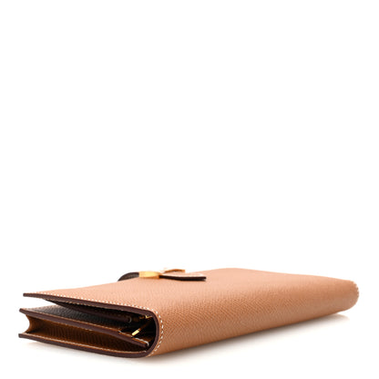 Hermes Epsom Bearn Gusset Wallet Gold 4 of 6