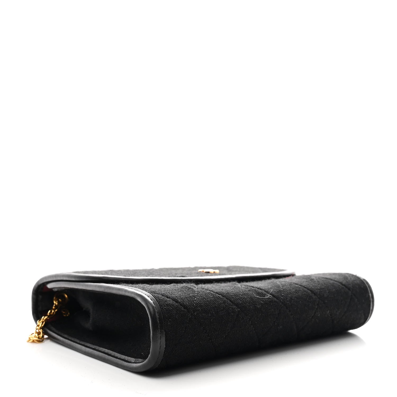 Chanel Jersey Quilted Mini Square Flap Black 4 of 12