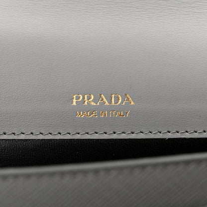 Prada Saffiano City Calfskin Monochrome Envelope Crossbody Nube 7 of 11