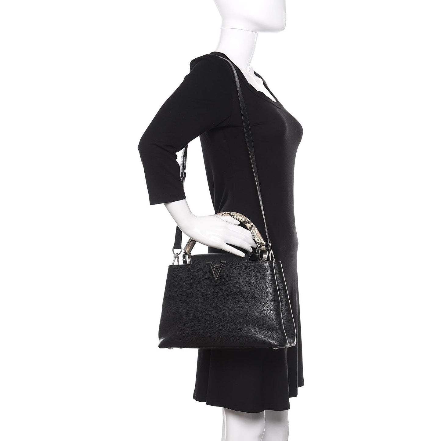 Taurillon Ayers Capucines PM Black