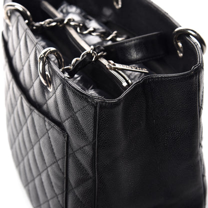 Chanel Caviar Quilted Grand Shopping Tote GST Black 20 of 24