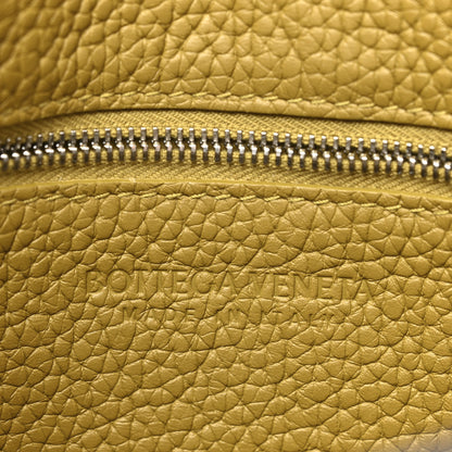 Bottega Veneta Grained Calfskin Intreccio Small Diago Crossbody Bag Fudge Limonite 6 of 9