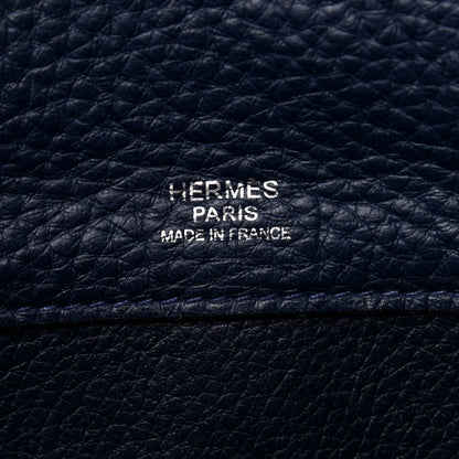 Hermes Taurillon Clemence Atlas 35 Bleu Abysse 6 of 13