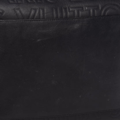 Louis Vuitton Calfskin Embossed Speedy Cube 30 Black 23 of 26