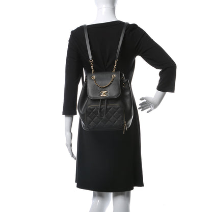 Chanel Caviar Quilted Business Affinity Backpack Black 2 of 9