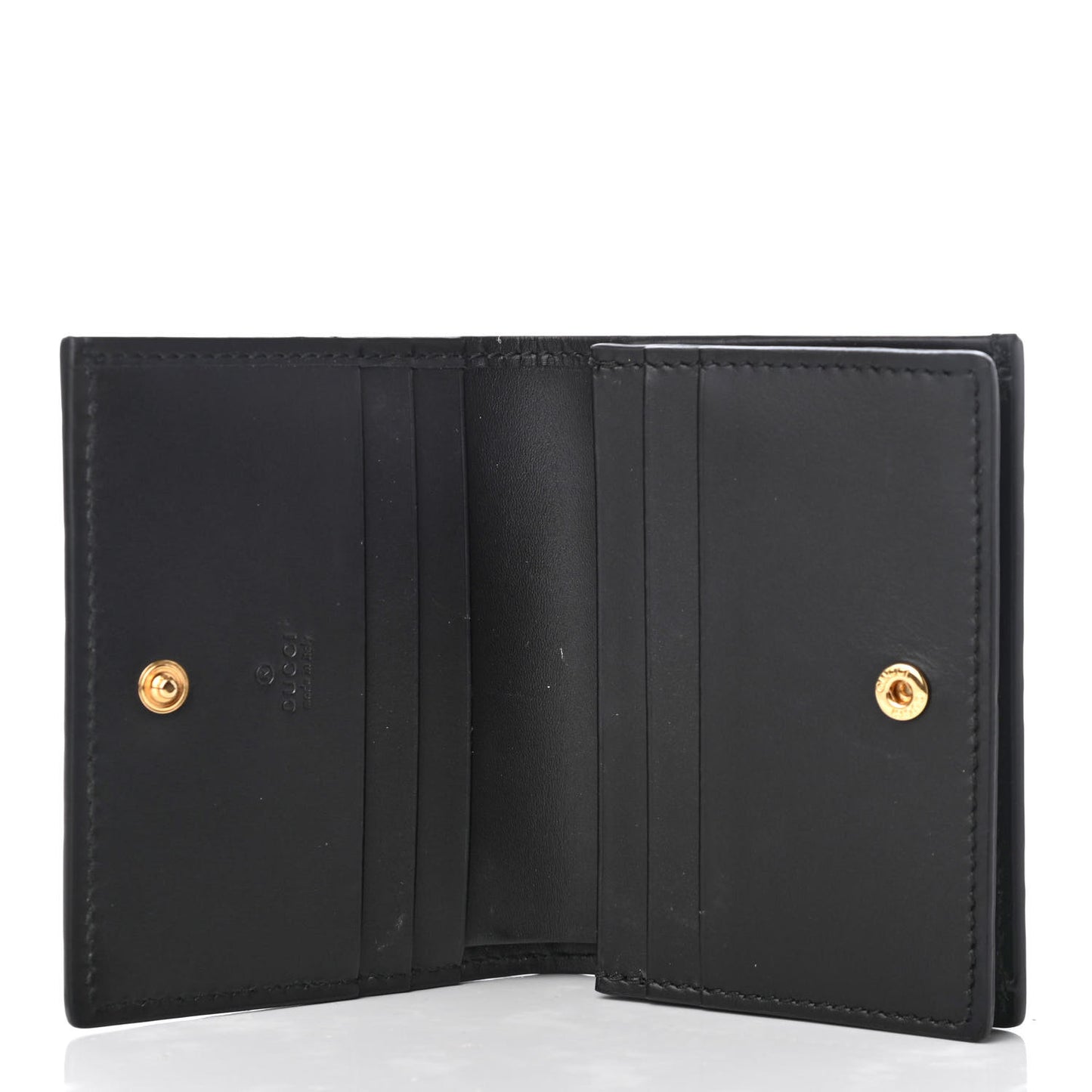 Guccissima Card Case Wallet Black