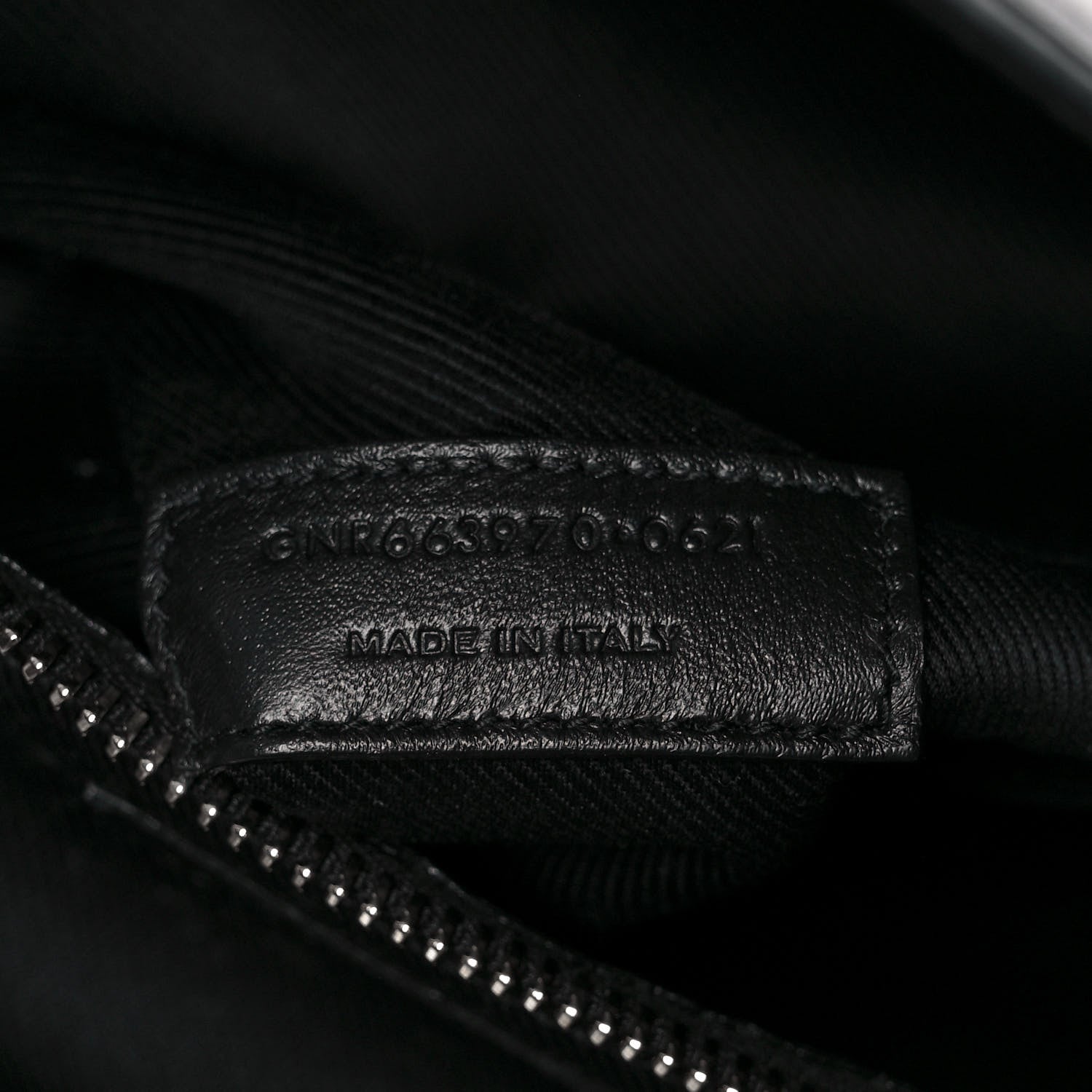 Saint Laurent Calfskin Rive Gauche North South Tote Black 6 of 8