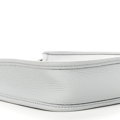 Hermes Taurillon Clemence Amazone Evelyne TPM Bleu Pale Nata 9 of 12