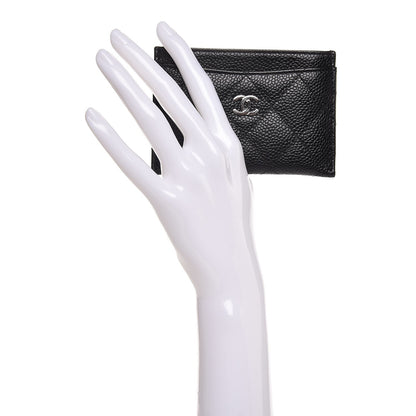 Chanel Caviar Quilted Card Holder Black 2 of 9