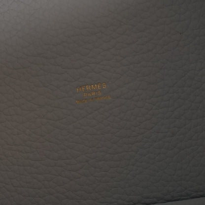 Hermes Taurillon Clemence Picotin Lock 18 PM Bleu Pale 6 of 10