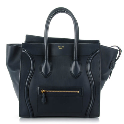 Celine Smooth Calfskin Mini Luggage Navy Blue 1 of 8