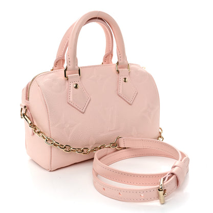 Louis Vuitton Empreinte Monogram Giant Speedy Bandouliere 20 Pink Opale 3 of 10