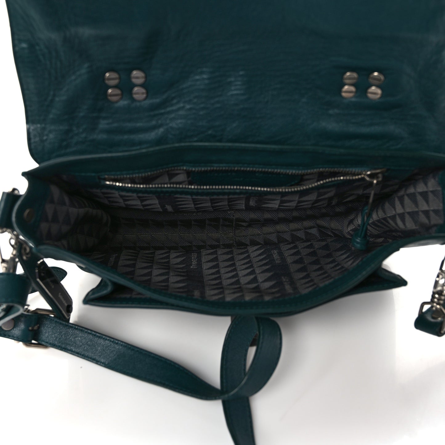 Lambskin Tiny PS1 Satchel Dark Teal
