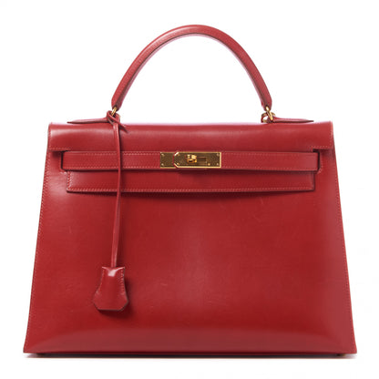 Hermes Box Kelly Sellier 32 Rouge Vif 1 of 34