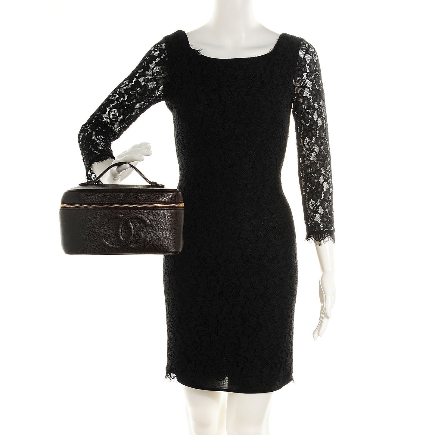 Caviar Cosmetic Vanity Case Dark Brown