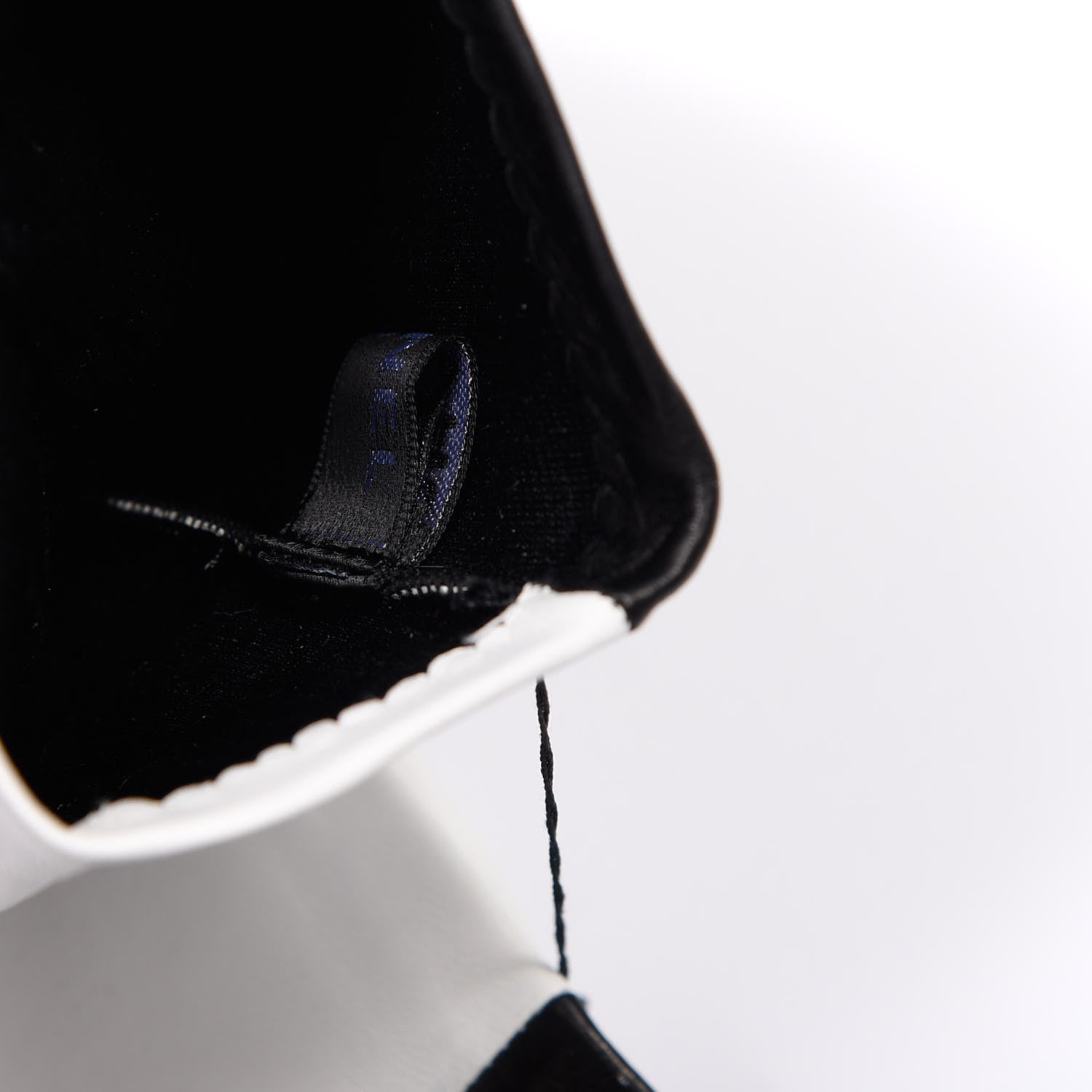 Chanel Lambskin CC Fingerless Gloves 8 Black White 4 of 5