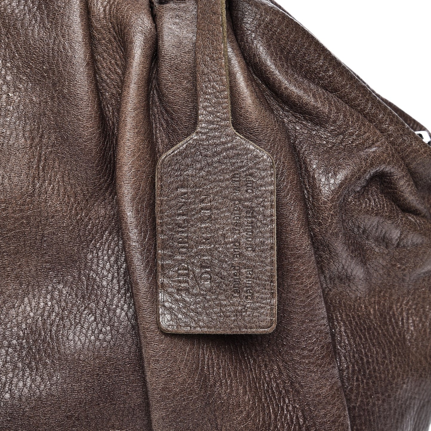 Cervo Deerskin Tote Fumo