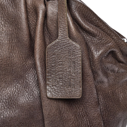 Prada Cervo Deerskin Tote Fumo 12 of 16