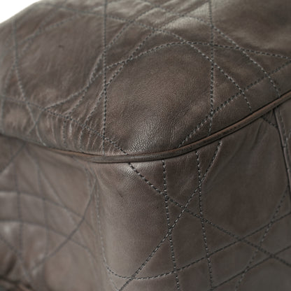 Christian Dior Lambskin Cannage Drawstring Bag Bronze 7 of 14
