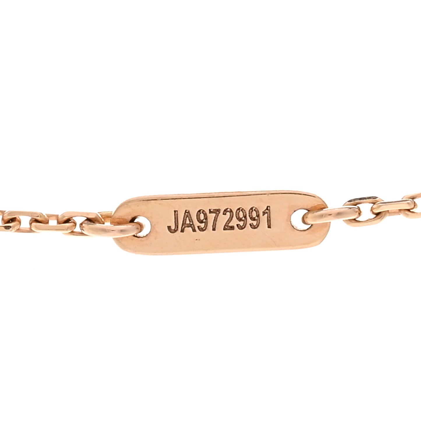 18K Rose Gold Carnelian Sweet Alhambra Pendant Necklace