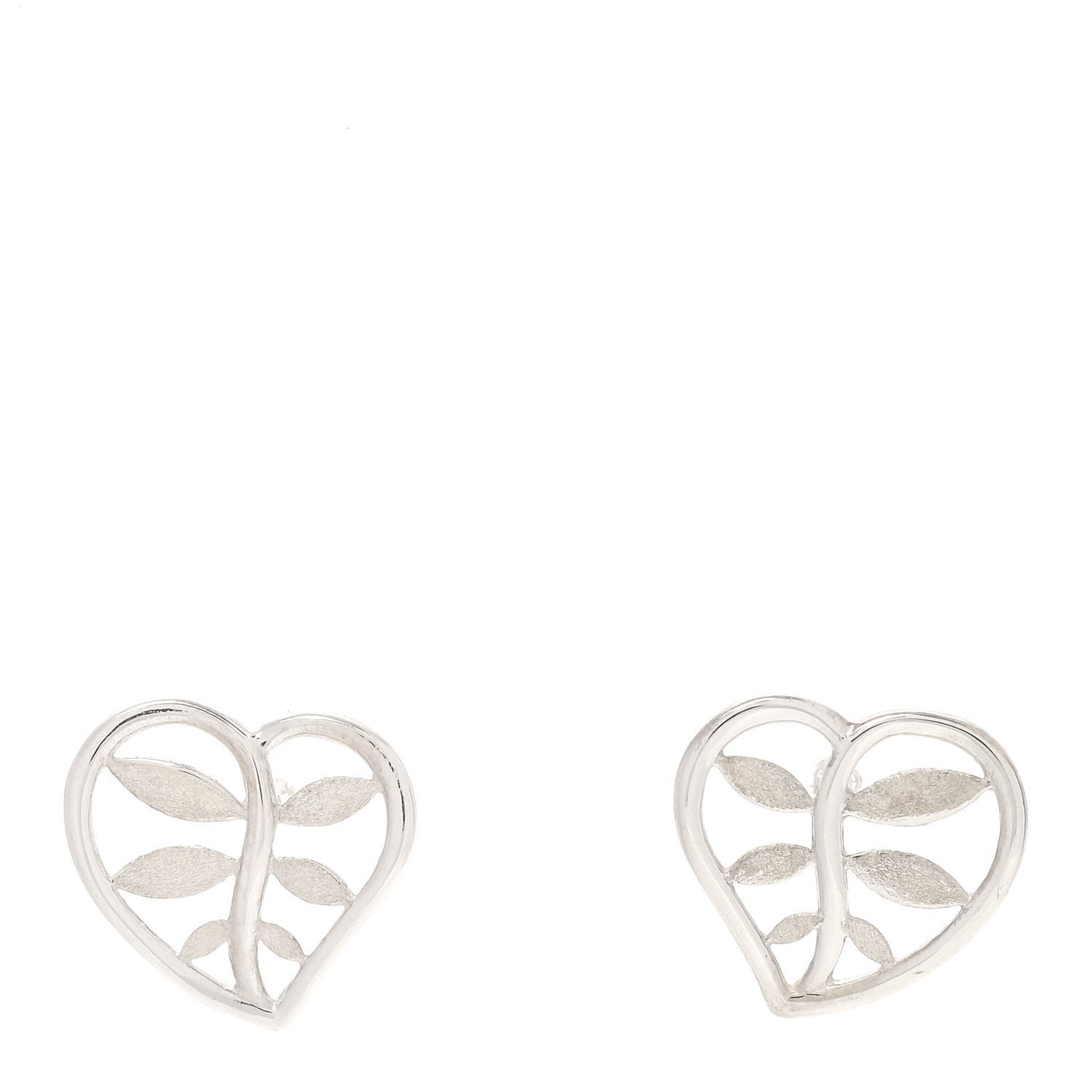 Sterling Silver Paloma Picasso Villa Paloma Heart Palm Earrings