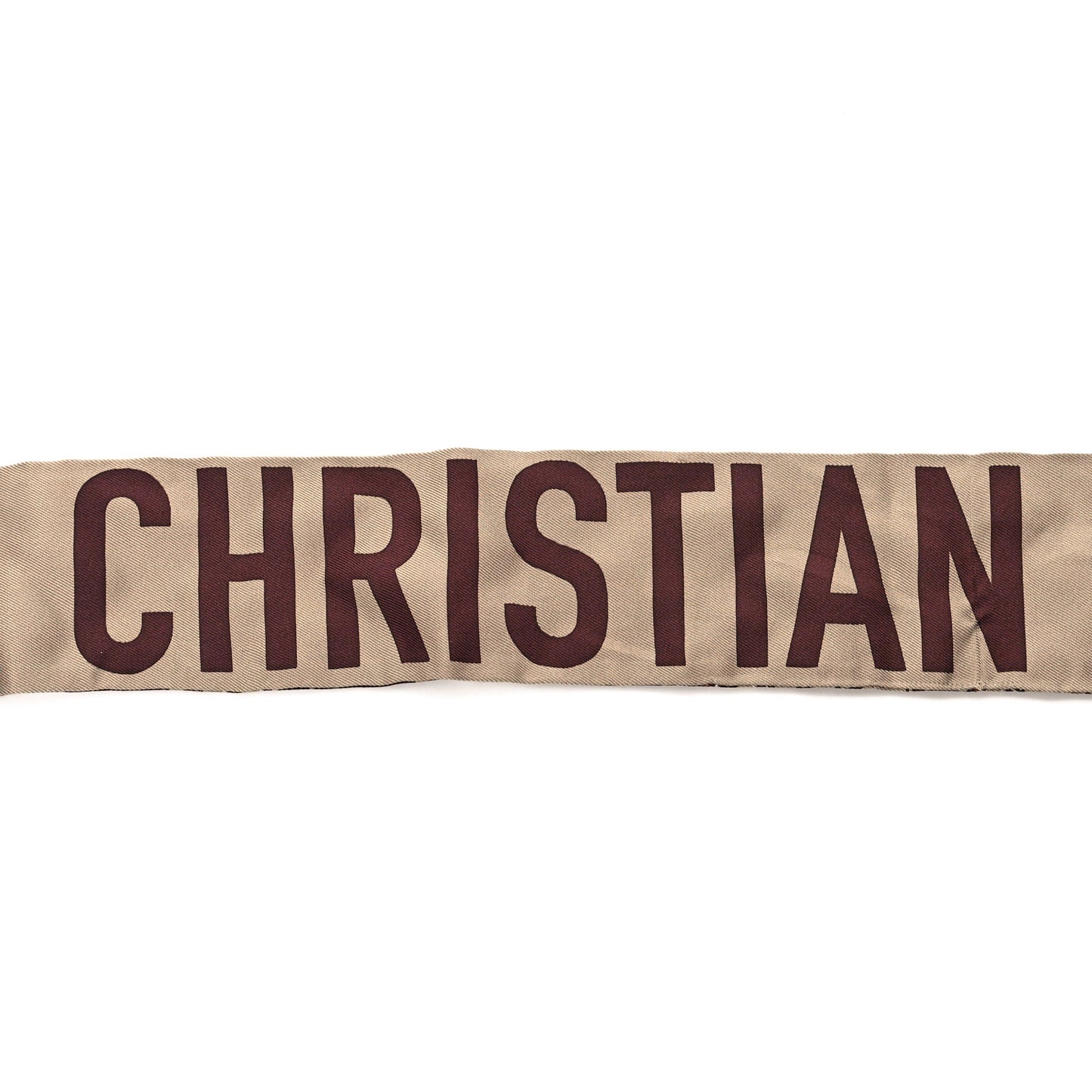 Silk Oblique Mitzah Scarf Bordeaux