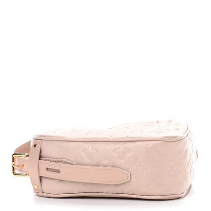 Louis Vuitton Lambskin Embossed Monogram Fall In Love Sac Coeur Light Pink 4 of 10
