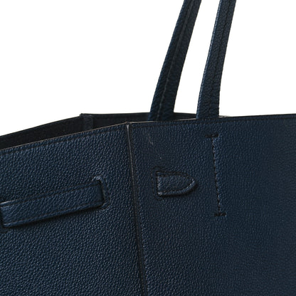 Celine Soft Grained Calfskin Small Belt Cabas Phantom Navy 11 of 11