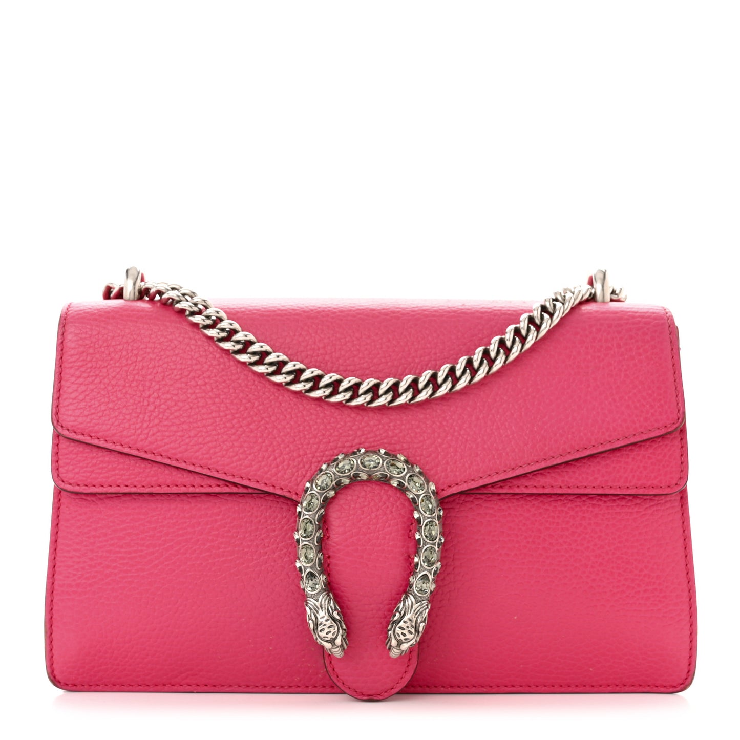 Dollar Calfskin Small Dionysus Shoulder Bag Box Pink
