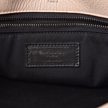 Saint Laurent Crinkled Calfskin Matelasse Monogram Medium Niki Chain Satchel Light Natural 6 of 10