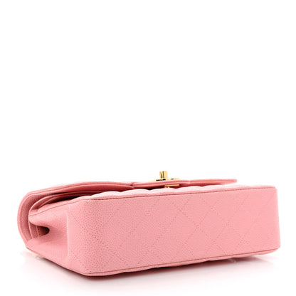 Chanel Caviar Quilted Small Double Flap Pink 4 of 11