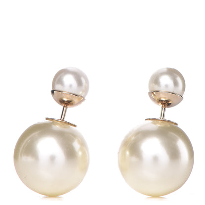 Christian Dior Pearl Mise En Dior Tribal Earrings 1 of 3