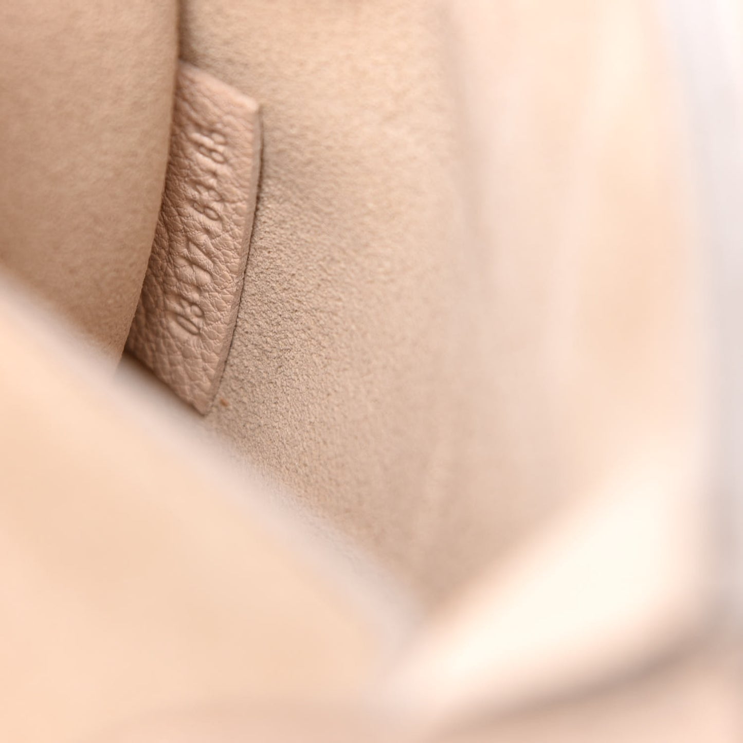 Grained Lambskin Drew Shoulder Bag Abstract White