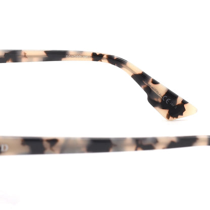 Christian Dior Abstract Square Mirrored Sunglasses Spotted Havana Blue 8 of 11