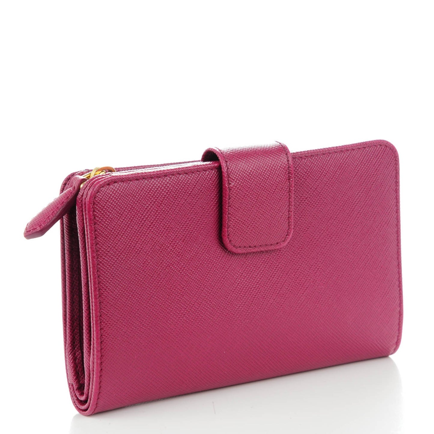 Saffiano Metal Compact Wallet Ametista