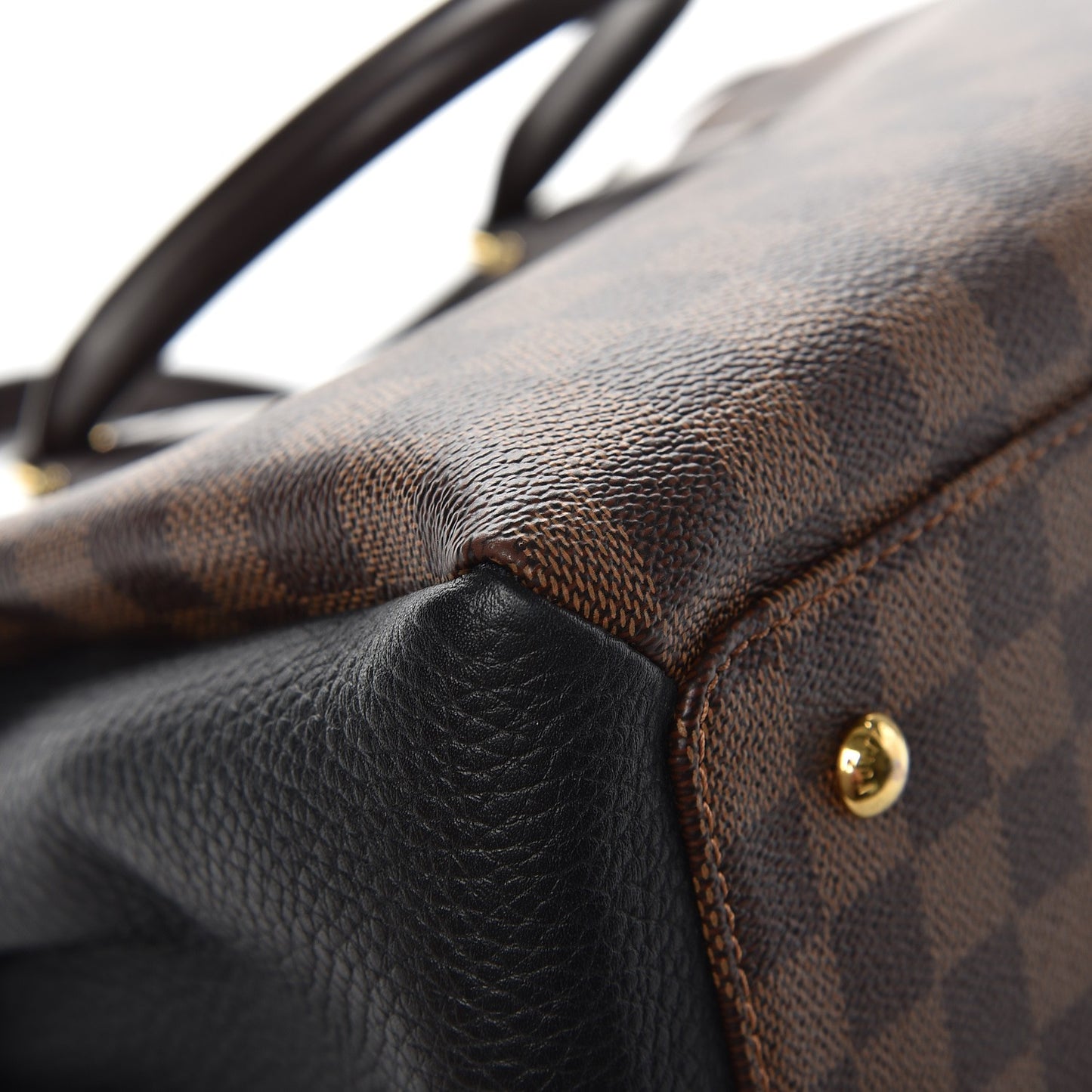Cuir Taurillon Damier Ebene Normandy Black