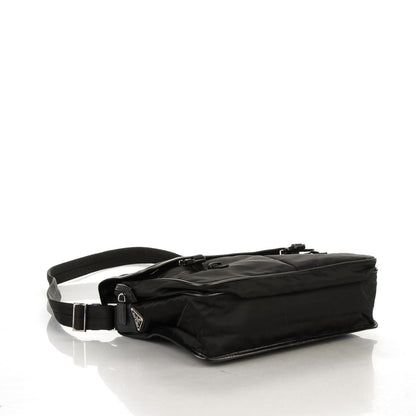 Prada Tessuto Nylon Saffiano Messenger Bag Nero Black 4 of 7