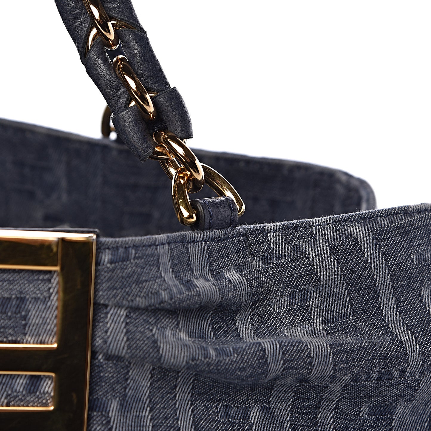 Denim Zucca Mia Tote Blue