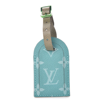 Louis Vuitton Monogram Luggage Tag Turquoise 1 of 5