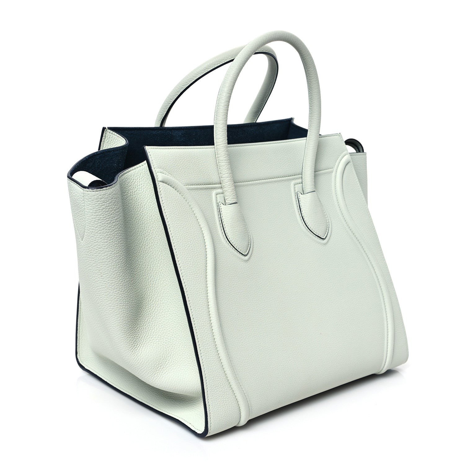 Celine Baby Grained Calfskin Medium Phantom Luggage Jade 3 of 13