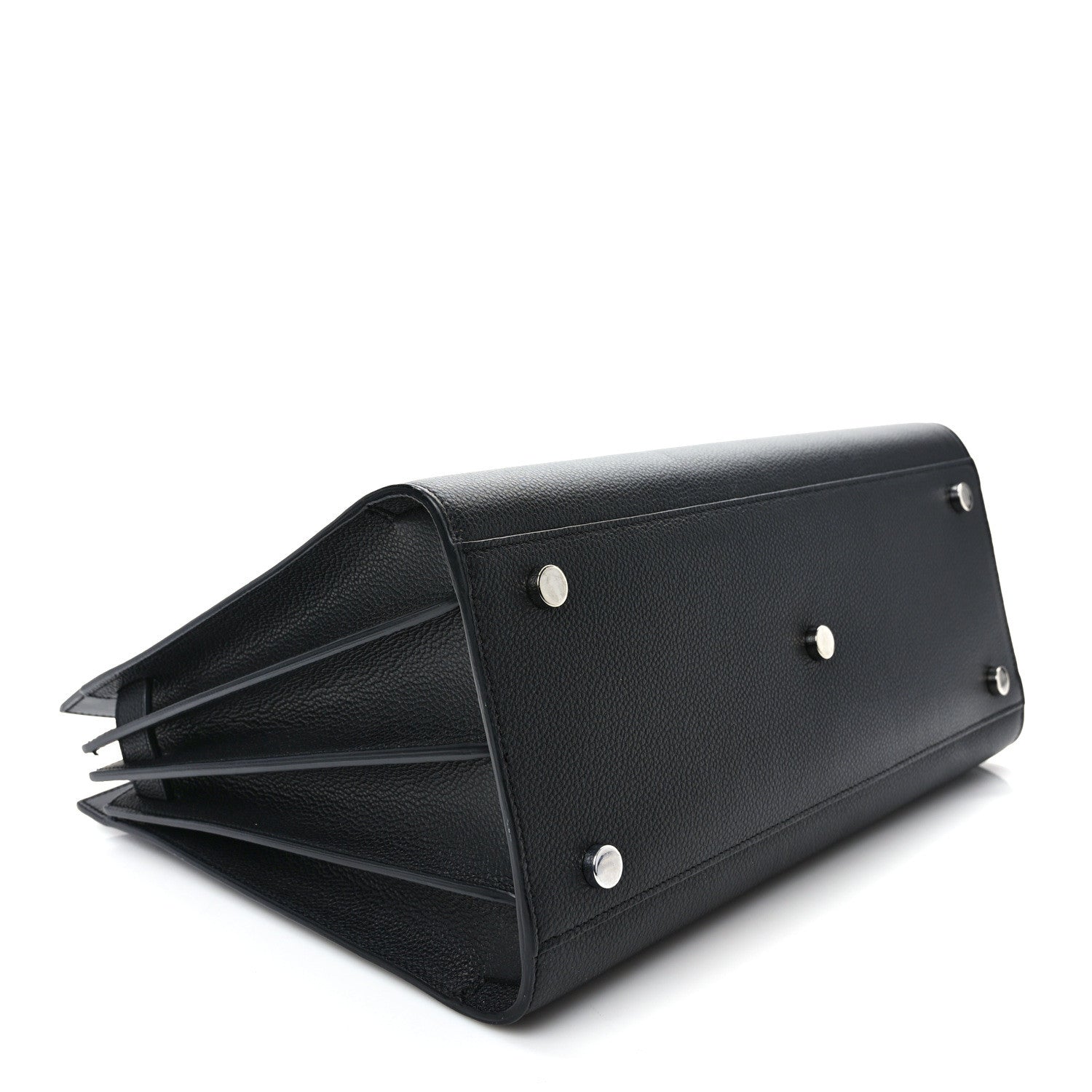 Saint Laurent Grained Calfskin Small Sac De Jour Black 4 of 8