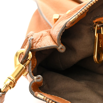 Chloe Calfskin Medium Marcie Satchel Tan 12 of 19