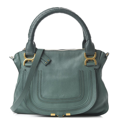 Chloe Calfskin Medium Marcie Satchel Emerald 1 of 13
