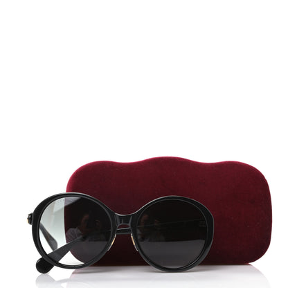 Gucci Acetate Round Sunglasses GG0370 Black 8 of 8
