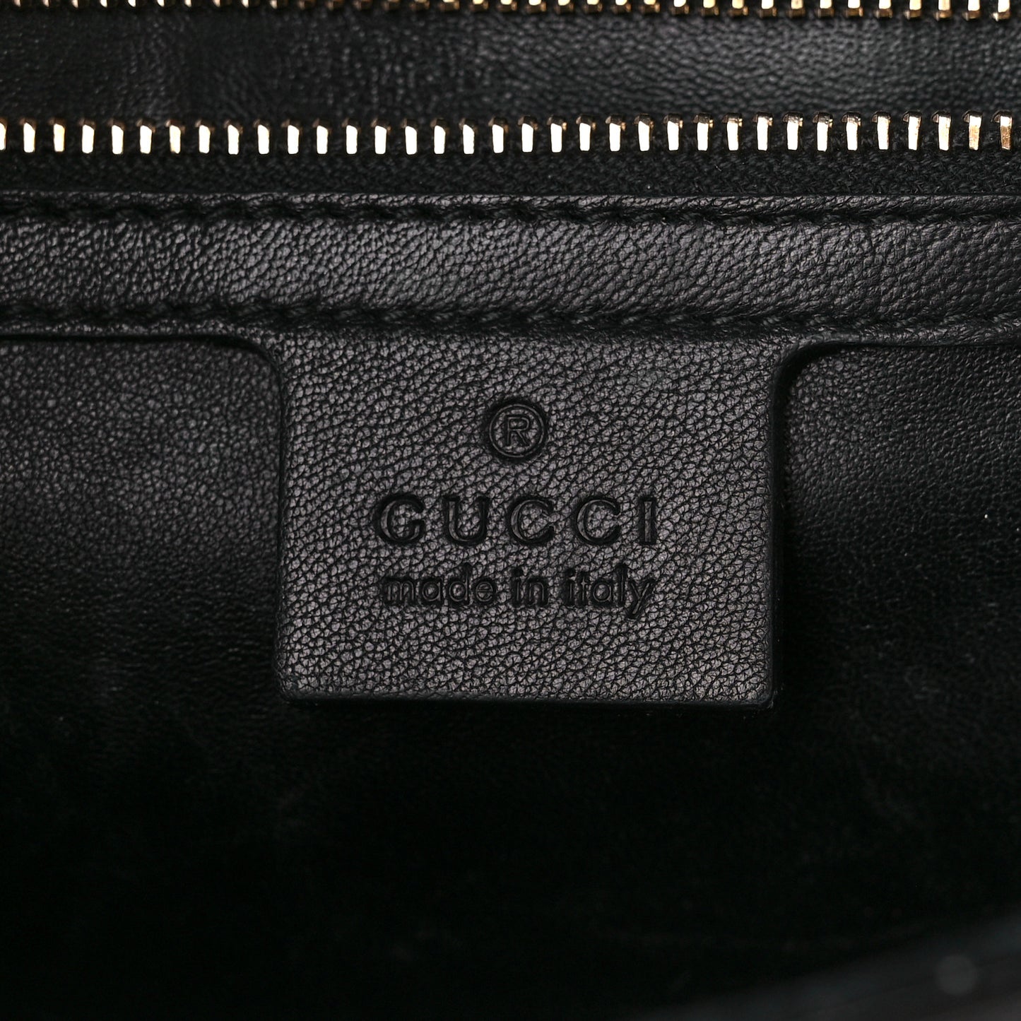 Patent Microguccissima Small Broadway Clutch Black