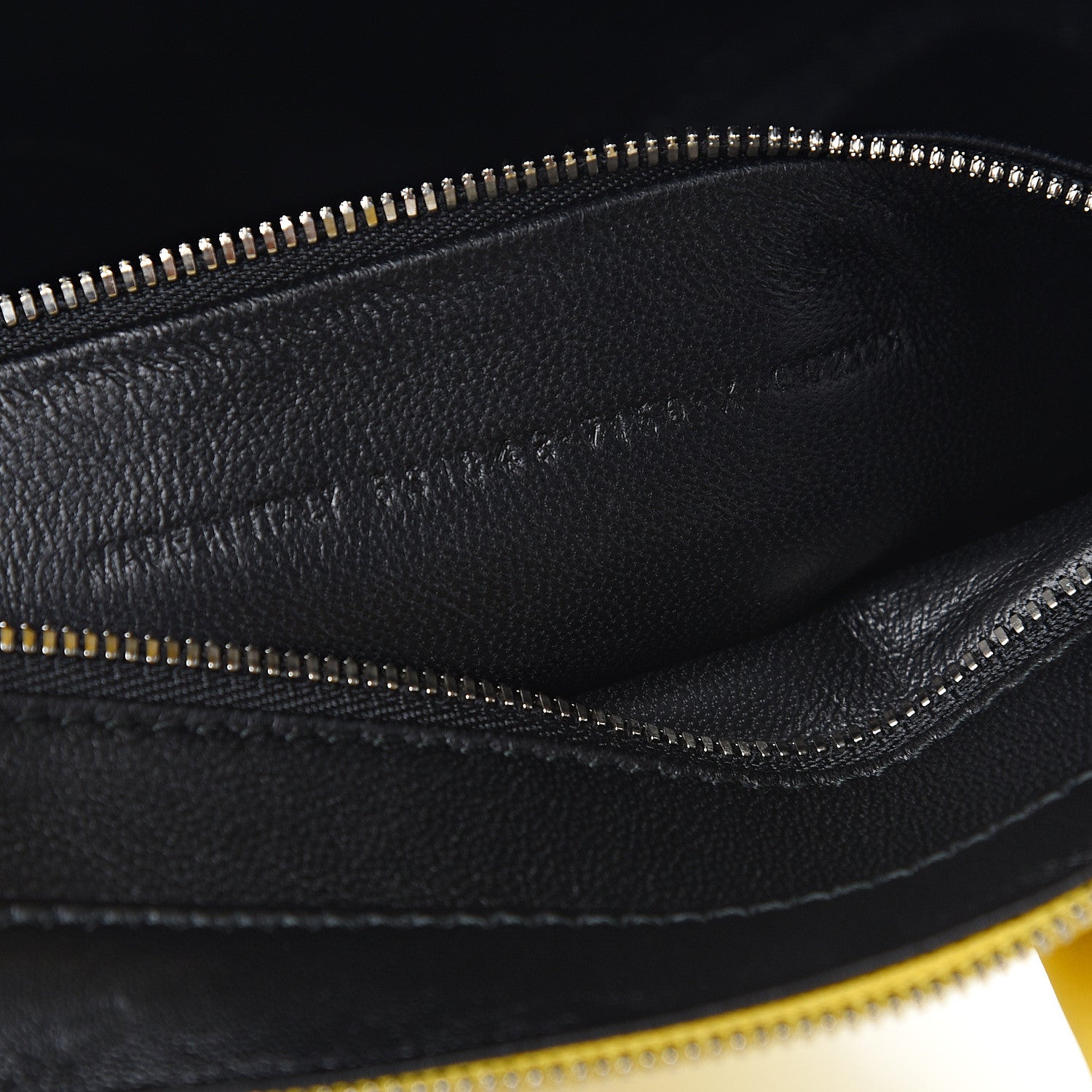 Balenciaga Shiny Day Calfskin Logo XS Triangle Duffle Jaune Black 6 of 11