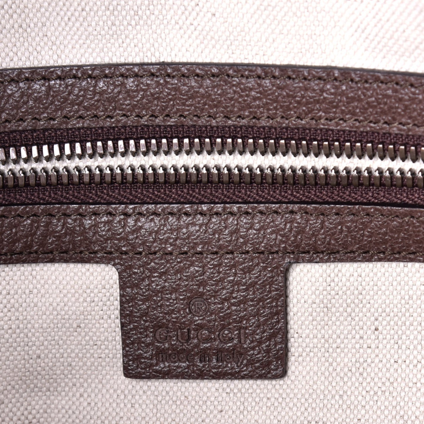 GG Supreme Monogram Web Small Ophidia Half Moon Hobo Brown