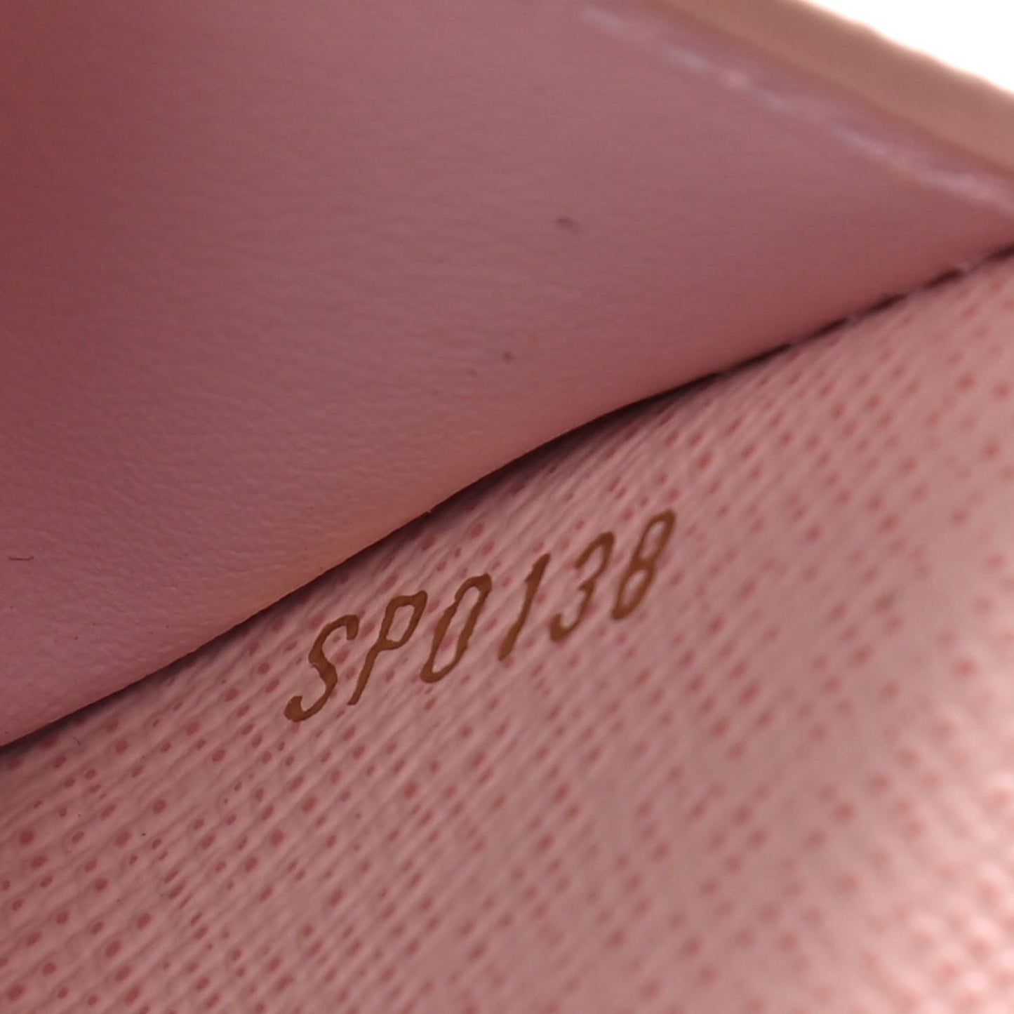 Damier Ebene Victorine Wallet Rose Ballerine