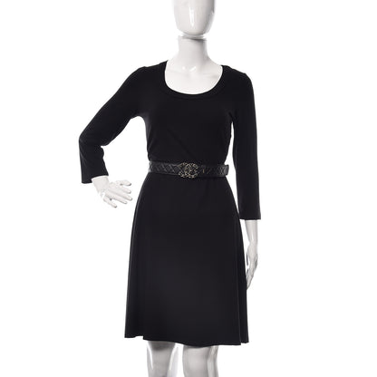 Chanel Lambskin Quilted CC Chain Belt 90 36 Black 2 of 8